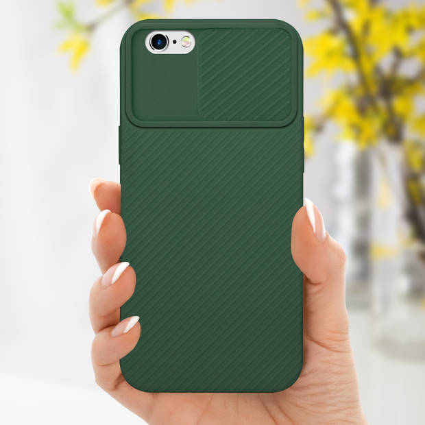 Cadorabo Hoesje geschikt voor Apple iPhone 6 / 6S in Bonbon Groen - Beschermhoes TPU-silicone Case Cover