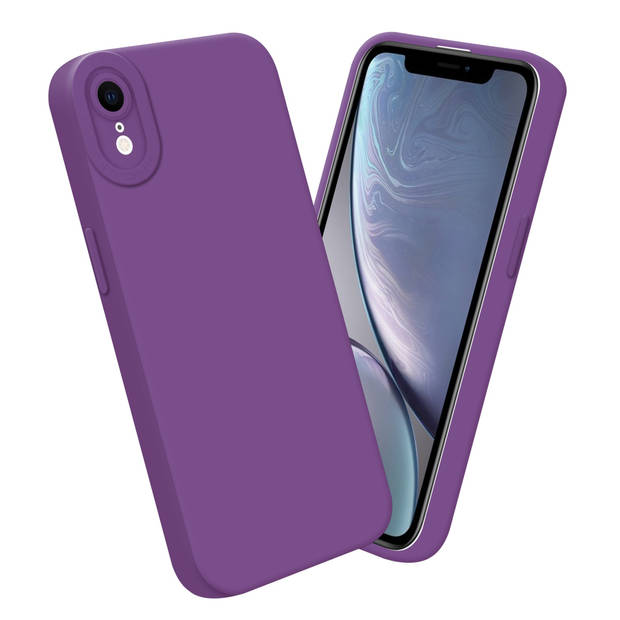 Cadorabo Hoesje geschikt voor Apple iPhone XR in FLUID MAT PAARS - Beschermhoes TPU silicone Cover Case
