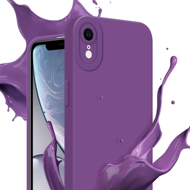 Cadorabo Hoesje geschikt voor Apple iPhone XR in FLUID MAT PAARS - Beschermhoes TPU silicone Cover Case