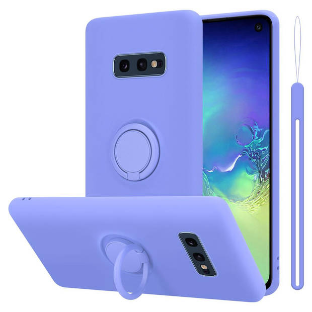 Cadorabo Hoesje geschikt voor Samsung Galaxy S10e in LIQUID LICHT PAARS - Beschermhoes van TPU silicone Case Cover met