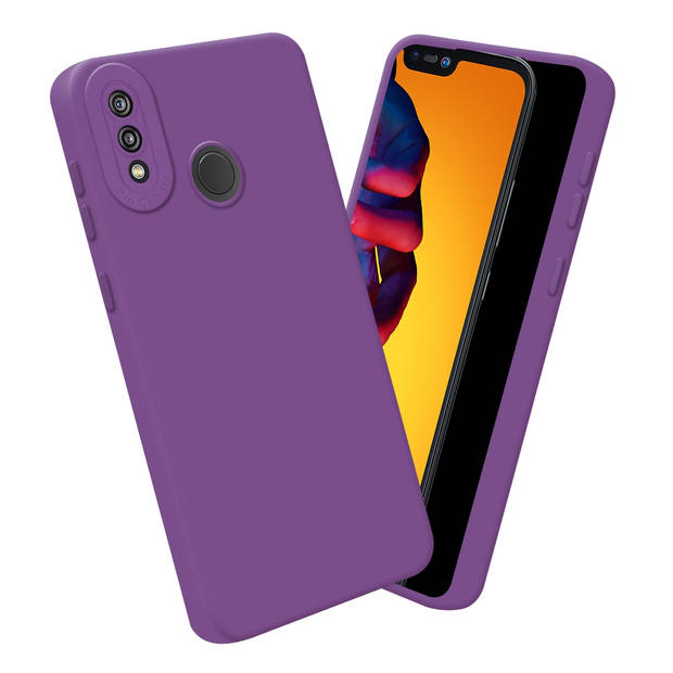 Cadorabo Hoesje geschikt voor Huawei P20 LITE 2018 / NOVA 3E in FLUID MAT PAARS - Beschermhoes TPU silicone Cover Case