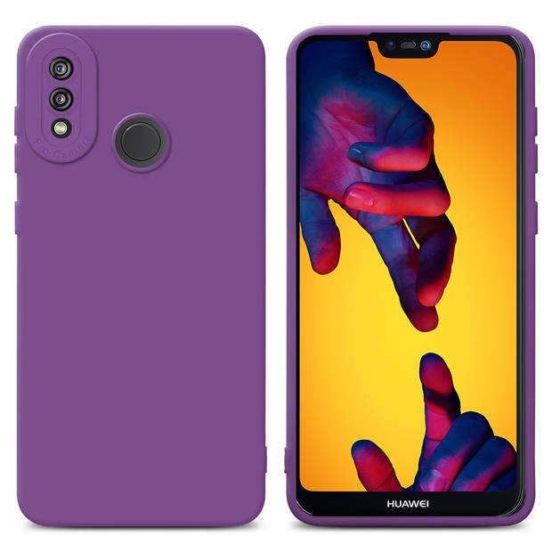 Cadorabo Hoesje geschikt voor Huawei P20 LITE 2018 / NOVA 3E in FLUID MAT PAARS - Beschermhoes TPU silicone Cover Case