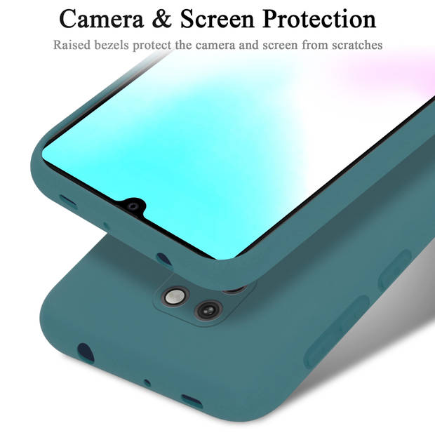 Cadorabo Hoesje geschikt voor Huawei MATE 20 Case in LIQUID GROEN - Beschermhoes TPU silicone Cover