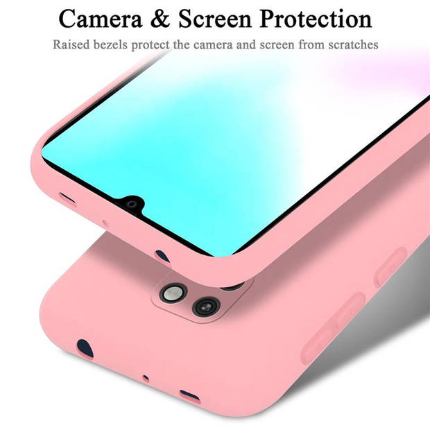 Cadorabo Hoesje geschikt voor Huawei MATE 20 Case in LIQUID ROZE - Beschermhoes TPU silicone Cover