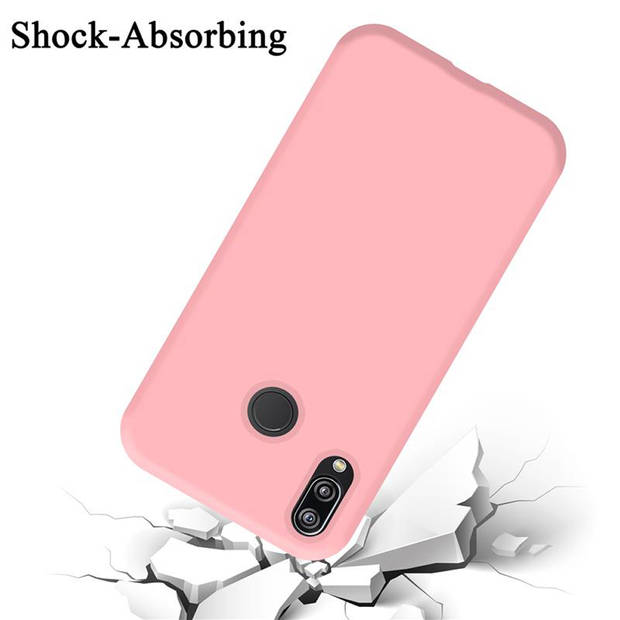 Cadorabo Hoesje geschikt voor Huawei P20 LITE 2018 / NOVA 3E Case in LIQUID ROZE - Beschermhoes TPU silicone Cover