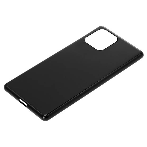 Cadorabo Hoesje geschikt voor Apple iPhone 12 MINI in ZWART - Beschermhoes Cover gemaakt van TPU Silicone Case