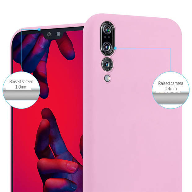 Cadorabo Hoesje geschikt voor Huawei P20 PRO / P20 PLUS in CANDY ROZE - Beschermhoes TPU silicone Case Cover