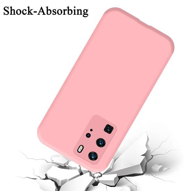 Cadorabo Hoesje geschikt voor Huawei P40 PRO / P40 PRO+ Case in LIQUID ROZE - Beschermhoes TPU silicone Cover