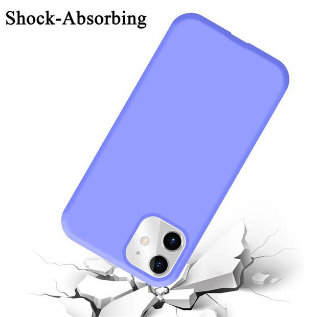 Cadorabo Hoesje geschikt voor Apple iPhone 11 Case in LIQUID LICHT PAARS - Beschermhoes TPU silicone Cover