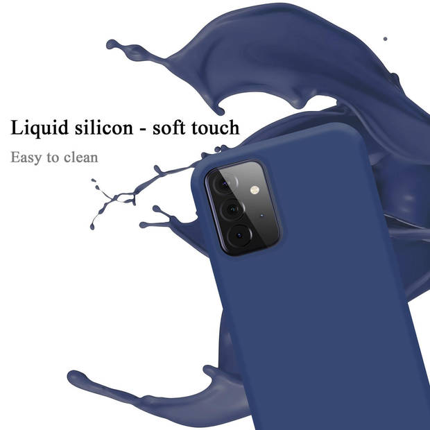 Cadorabo Hoesje geschikt voor Samsung Galaxy A72 4G / 5G Case in LIQUID BLAUW - Beschermhoes TPU silicone Cover