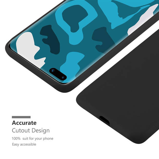 Cadorabo Hoesje geschikt voor Huawei P40 PRO / P40 PRO+ in CANDY ZWART - Beschermhoes TPU silicone Case Cover