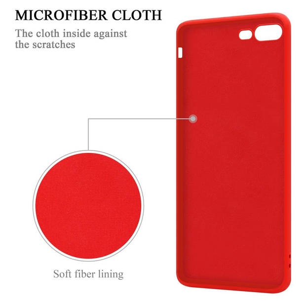 Cadorabo Hoesje geschikt voor Apple iPhone 7 PLUS / 7S PLUS / 8 PLUS in LIQUID ROOD - Beschermhoes van TPU silicone Case