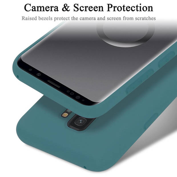 Cadorabo Hoesje geschikt voor Samsung Galaxy S9 PLUS Case in LIQUID GROEN - Beschermhoes TPU silicone Cover