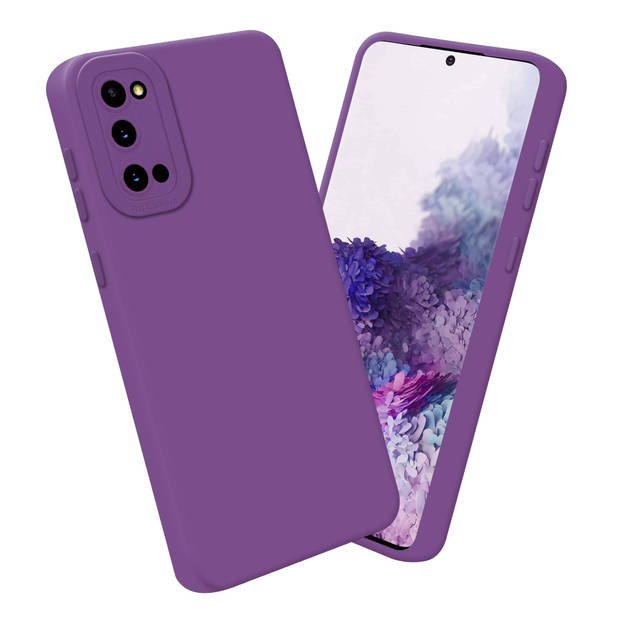 Cadorabo Hoesje geschikt voor Samsung Galaxy S20 in FLUID MAT PAARS - Beschermhoes TPU silicone Cover Case