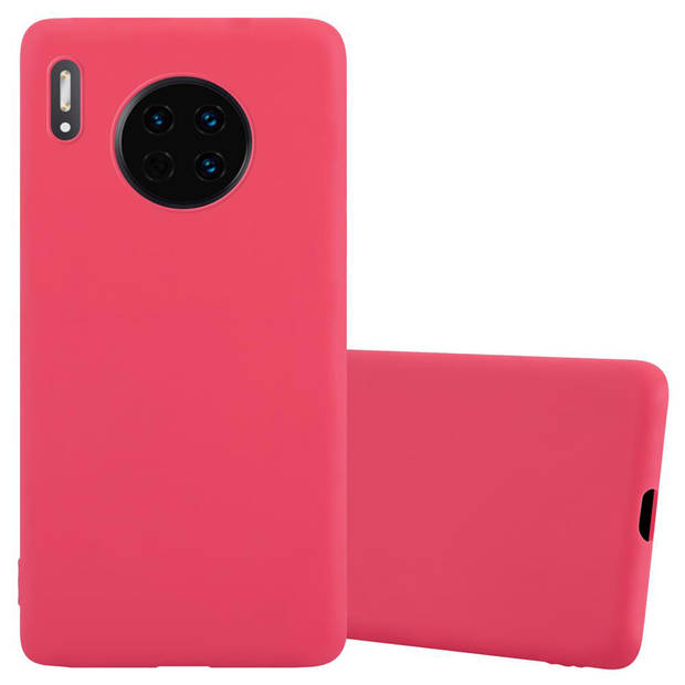 Cadorabo Hoesje geschikt voor Huawei MATE 30 in CANDY ROOD - Beschermhoes TPU silicone Case Cover