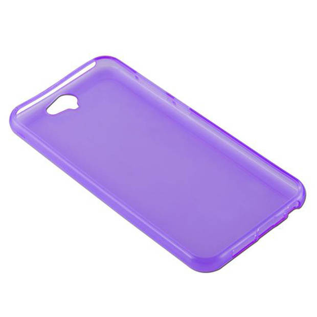 Cadorabo Hoesje geschikt voor HTC ONE A9 in TRANSPARANT PAARS - Beschermhoes Cover gemaakt van TPU Silicone Case