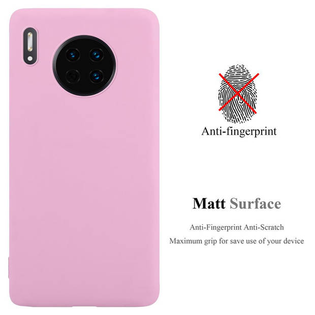 Cadorabo Hoesje geschikt voor Huawei MATE 30 in CANDY ROZE - Beschermhoes TPU silicone Case Cover