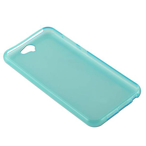 Cadorabo Hoesje geschikt voor HTC ONE A9 in TRANSPARANT BLAUW - Beschermhoes Cover gemaakt van TPU Silicone Case