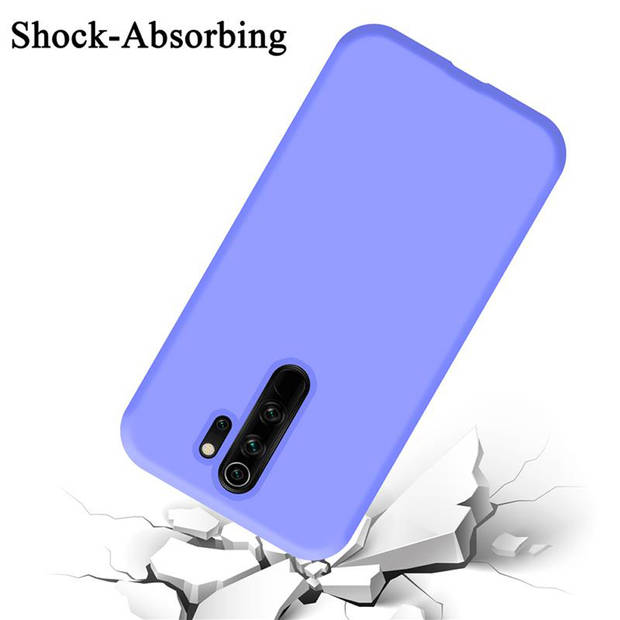 Cadorabo Hoesje geschikt voor Xiaomi RedMi NOTE 8 PRO Case in LIQUID LICHT PAARS - Beschermhoes TPU silicone Cover