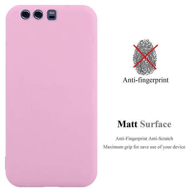 Cadorabo Hoesje geschikt voor Huawei P10 PLUS in CANDY ROZE - Beschermhoes TPU silicone Case Cover