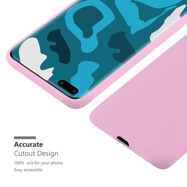 Cadorabo Hoesje geschikt voor Huawei P40 PRO / P40 PRO+ in CANDY ROZE - Beschermhoes TPU silicone Case Cover