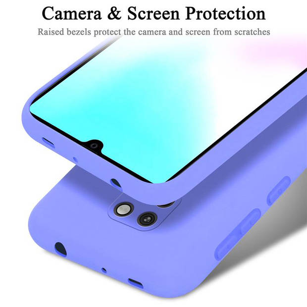 Cadorabo Hoesje geschikt voor Huawei MATE 20 Case in LIQUID LICHT PAARS - Beschermhoes TPU silicone Cover