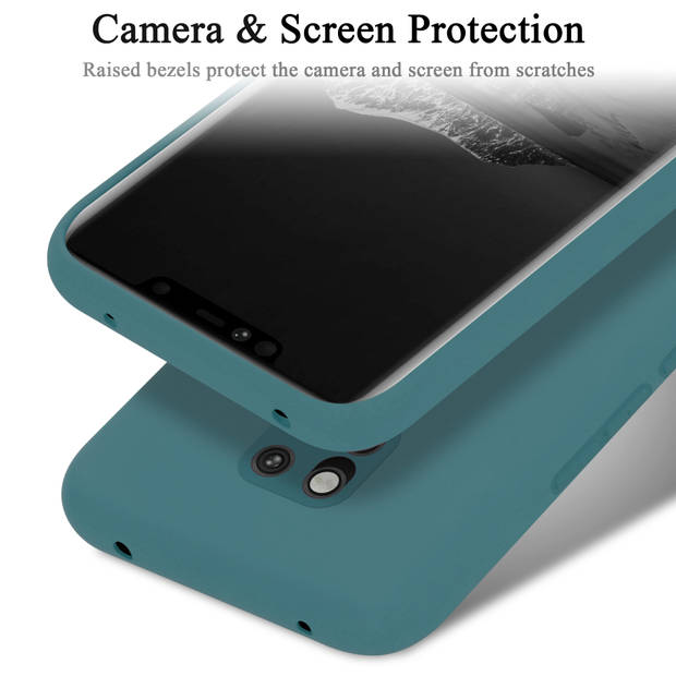 Cadorabo Hoesje geschikt voor Huawei MATE 20 PRO Case in LIQUID GROEN - Beschermhoes TPU silicone Cover