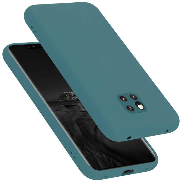 Cadorabo Hoesje geschikt voor Huawei MATE 20 PRO Case in LIQUID GROEN - Beschermhoes TPU silicone Cover