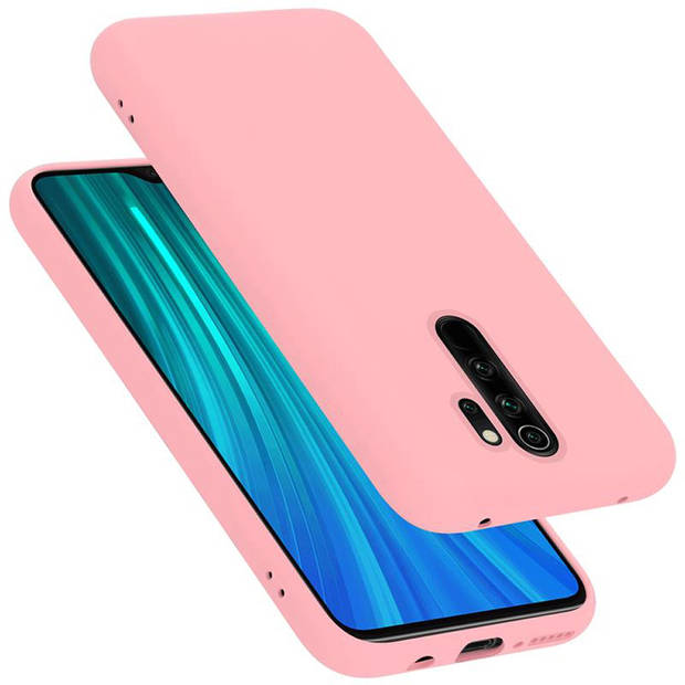 Cadorabo Hoesje geschikt voor Xiaomi RedMi NOTE 8 PRO Case in LIQUID ROZE - Beschermhoes TPU silicone Cover