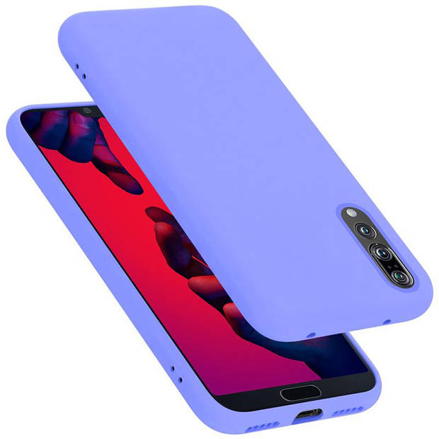 Cadorabo Hoesje geschikt voor Huawei P20 PRO / P20 PLUS Case in LIQUID LICHT PAARS - Beschermhoes TPU silicone Cover