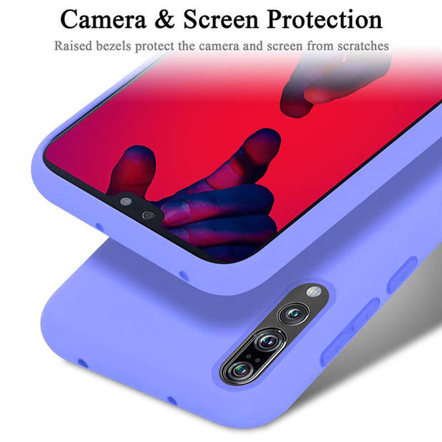 Cadorabo Hoesje geschikt voor Huawei P20 PRO / P20 PLUS Case in LIQUID LICHT PAARS - Beschermhoes TPU silicone Cover