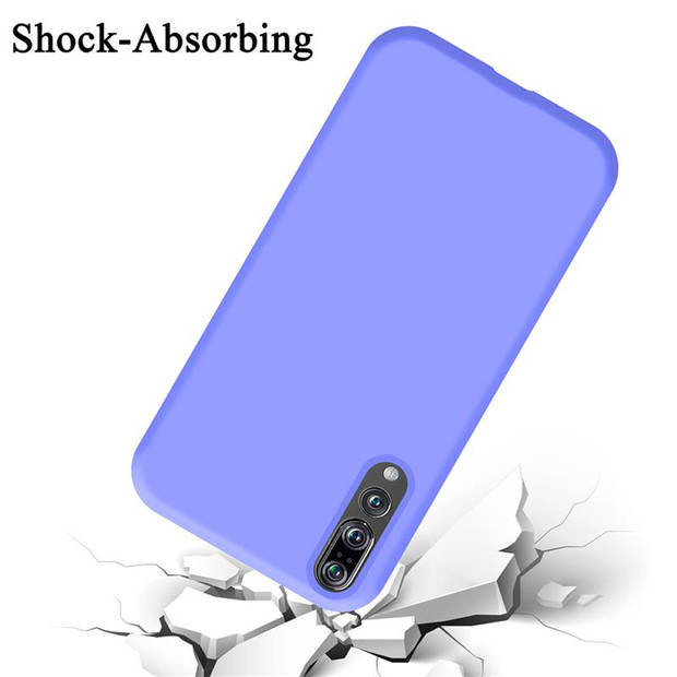 Cadorabo Hoesje geschikt voor Huawei P20 PRO / P20 PLUS Case in LIQUID LICHT PAARS - Beschermhoes TPU silicone Cover