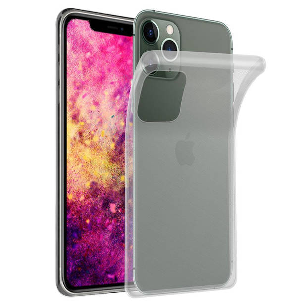 Cadorabo Hoesje geschikt voor Apple iPhone 12 / 12 PRO in VOLLEDIG TRANSPARANT - Beschermhoes Cover gemaakt van TPU