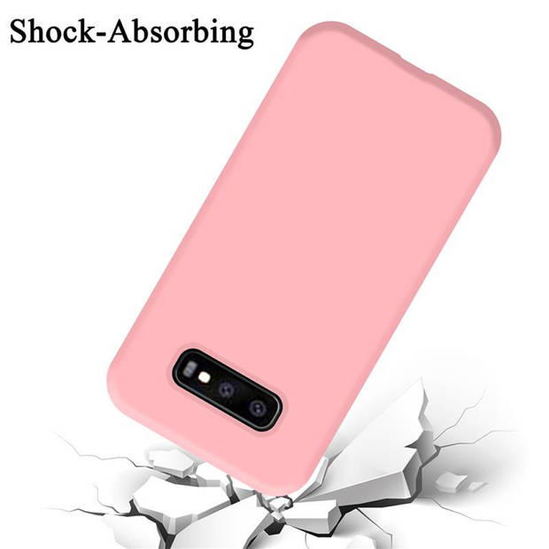 Cadorabo Hoesje geschikt voor Samsung Galaxy S10e Case in LIQUID ROZE - Beschermhoes TPU silicone Cover