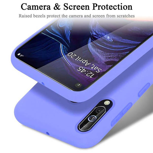 Cadorabo Hoesje geschikt voor Samsung Galaxy A60 / M40 Case in LIQUID LICHT PAARS - Beschermhoes TPU silicone Cover