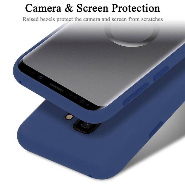 Cadorabo Hoesje geschikt voor Samsung Galaxy S9 Case in LIQUID BLAUW - Beschermhoes TPU silicone Cover