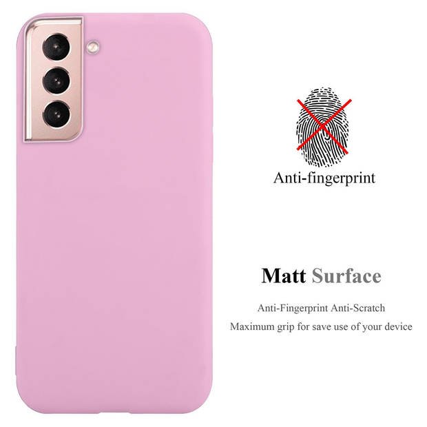 Cadorabo Hoesje geschikt voor Samsung Galaxy S21 5G in CANDY ROZE - Beschermhoes TPU silicone Case Cover