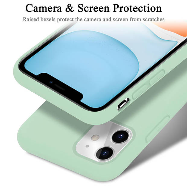 Cadorabo Hoesje geschikt voor Apple iPhone 11 Case in LIQUID LICHT GROEN - Beschermhoes TPU silicone Cover