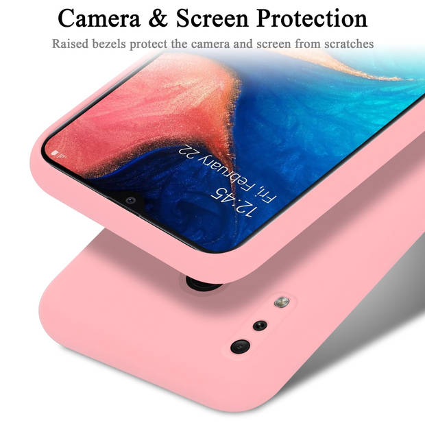 Cadorabo Hoesje geschikt voor Samsung Galaxy A20 / A30 / M10s Case in LIQUID ROZE - Beschermhoes TPU silicone Cover