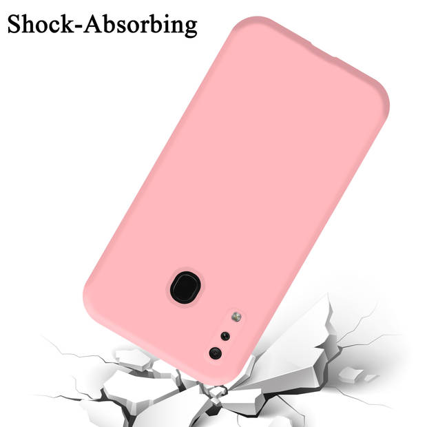 Cadorabo Hoesje geschikt voor Samsung Galaxy A20 / A30 / M10s Case in LIQUID ROZE - Beschermhoes TPU silicone Cover