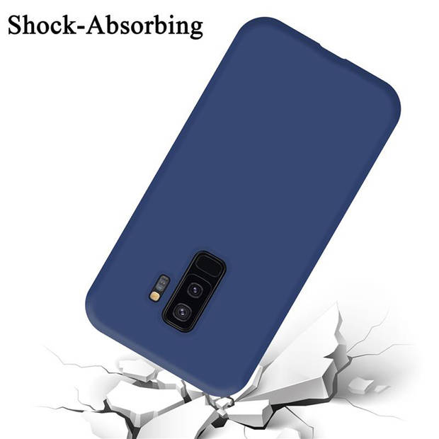 Cadorabo Hoesje geschikt voor Samsung Galaxy S9 PLUS Case in LIQUID BLAUW - Beschermhoes TPU silicone Cover