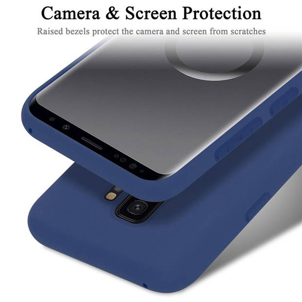 Cadorabo Hoesje geschikt voor Samsung Galaxy S9 PLUS Case in LIQUID BLAUW - Beschermhoes TPU silicone Cover