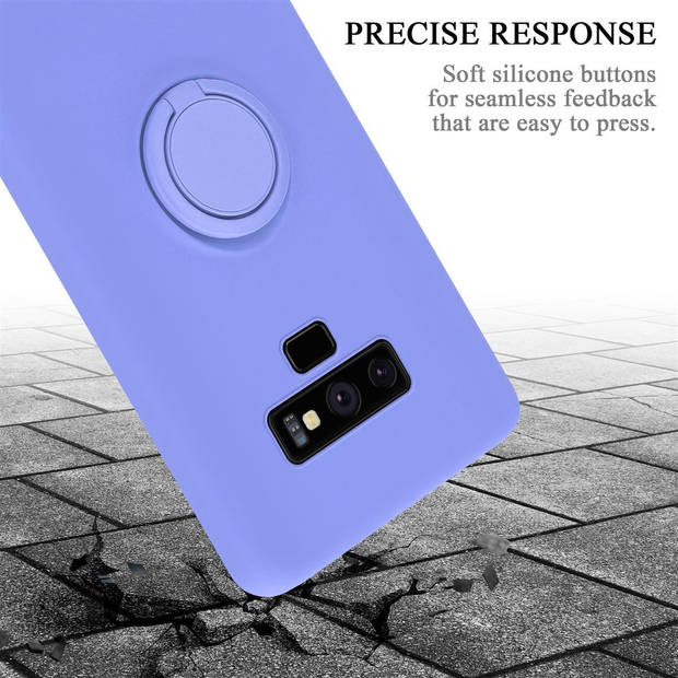 Cadorabo Hoesje geschikt voor Samsung Galaxy NOTE 9 in LIQUID LICHT PAARS - Beschermhoes van TPU silicone Case Cover met