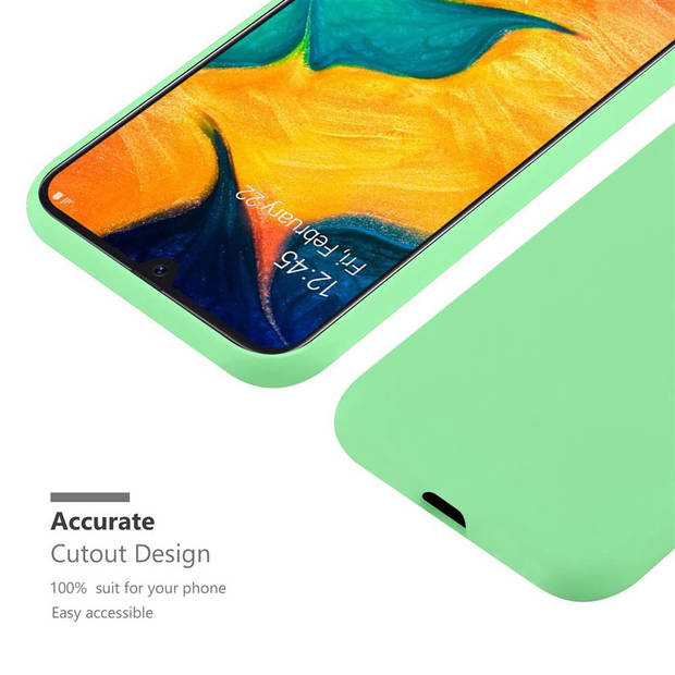 Cadorabo Hoesje geschikt voor Samsung Galaxy A20 / A30 / M10s in CANDY PASTEL GROEN - Beschermhoes TPU silicone Case