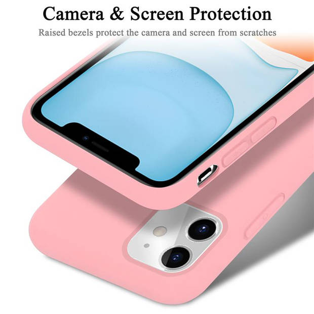 Cadorabo Hoesje geschikt voor Apple iPhone 11 Case in LIQUID ROZE - Beschermhoes TPU silicone Cover