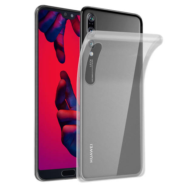 Cadorabo Hoesje geschikt voor Huawei P20 PRO / P20 PLUS in VOLLEDIG TRANSPARANT - Beschermhoes Cover gemaakt van TPU