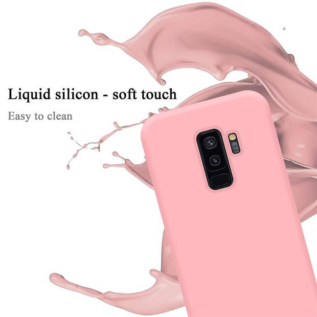 Cadorabo Hoesje geschikt voor Samsung Galaxy S9 PLUS Case in LIQUID ROZE - Beschermhoes TPU silicone Cover