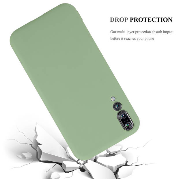 Cadorabo Hoesje geschikt voor Huawei P20 PRO / P20 PLUS in CANDY PASTEL GROEN - Beschermhoes TPU silicone Case Cover