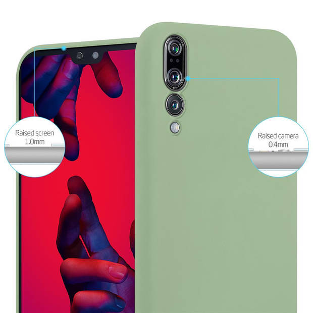 Cadorabo Hoesje geschikt voor Huawei P20 PRO / P20 PLUS in CANDY PASTEL GROEN - Beschermhoes TPU silicone Case Cover