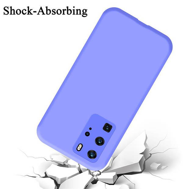 Cadorabo Hoesje geschikt voor Huawei P40 PRO / P40 PRO+ Case in LIQUID LICHT PAARS - Beschermhoes TPU silicone Cover